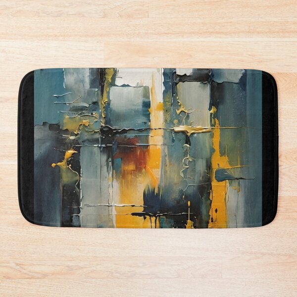 Item preview, Abstract Art - Blue and Gold 01 designed and sold by kjp-design.
