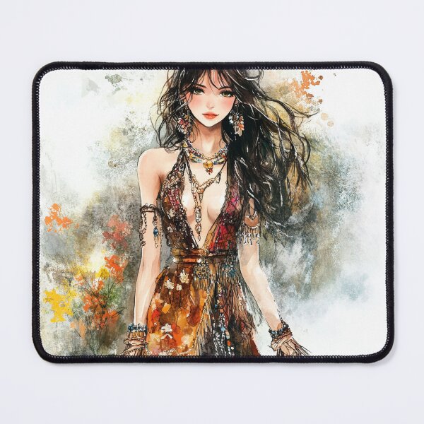 Item preview, Bohemian Maxi Dress Ensemble Anime-inspired fashion designed and sold by mi33x.