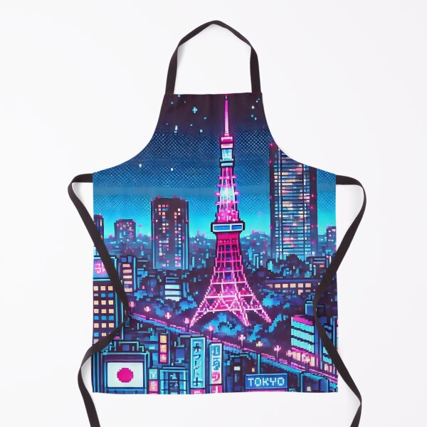 Item preview, Tokyo Skyline Pixel Art designed and sold by unrealartwork.
