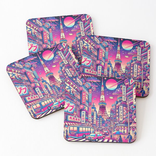 Item preview, Tokyo Pop Art Illustration designed and sold by unrealartwork.