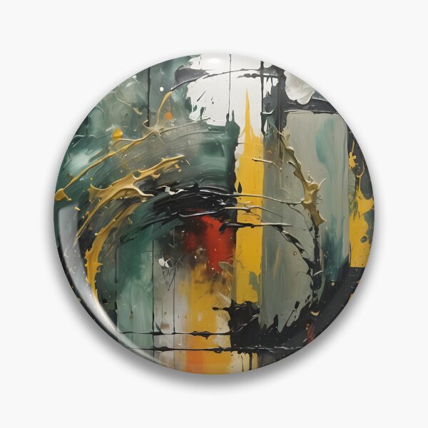 Artikelvorschau, Abstrakte Kunst - Blau und Gold 02 entworfen und verkauft von kjp-design.
