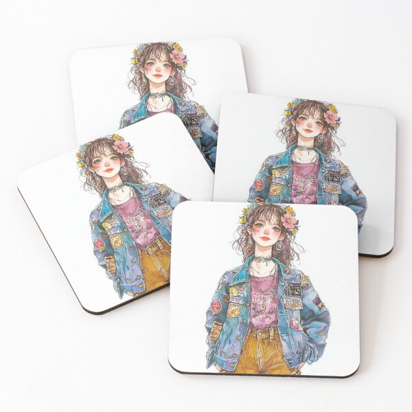 Item preview, Retro Denim and Corduroy Combo　inspiration from anime designed and sold by mi33x.