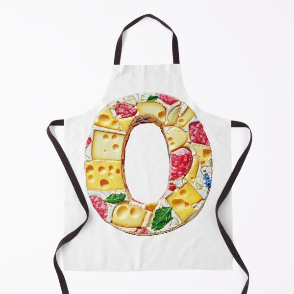 Item preview, Uppercase letter O font in Cheddar cheese style designed and sold by Jasava Shop.