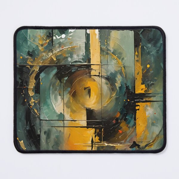 Item preview, Abstract Art - Blue and Gold 03 designed and sold by kjp-design.