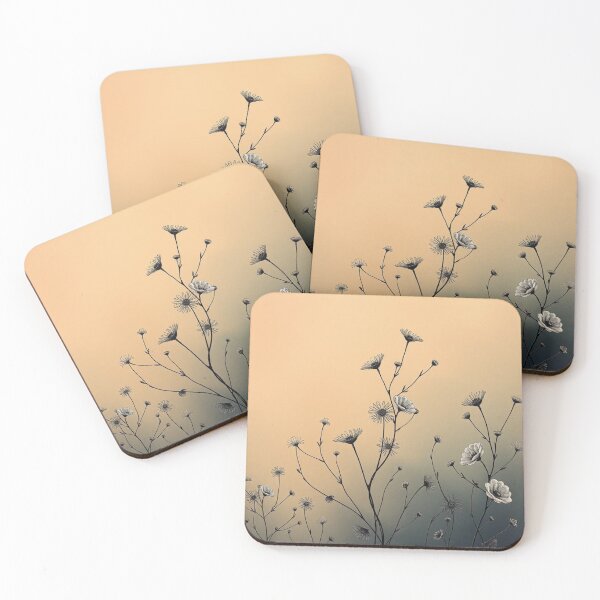 Item preview, minimalist flower art designed and sold by melissabeta.