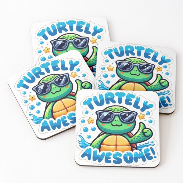 Item preview, Turtely Awesome - Cool Turtle with Sunglasses designed and sold by TheArtOfRanda.