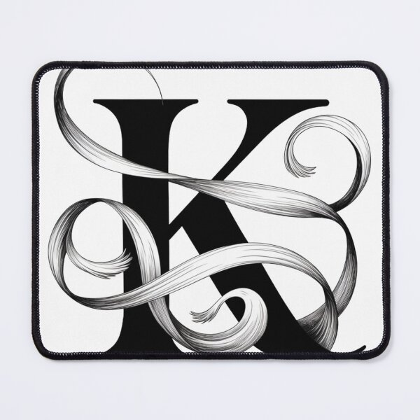 Item preview, Elegant Flourished Letter "K" Design designed and sold by ArtSeeker01.