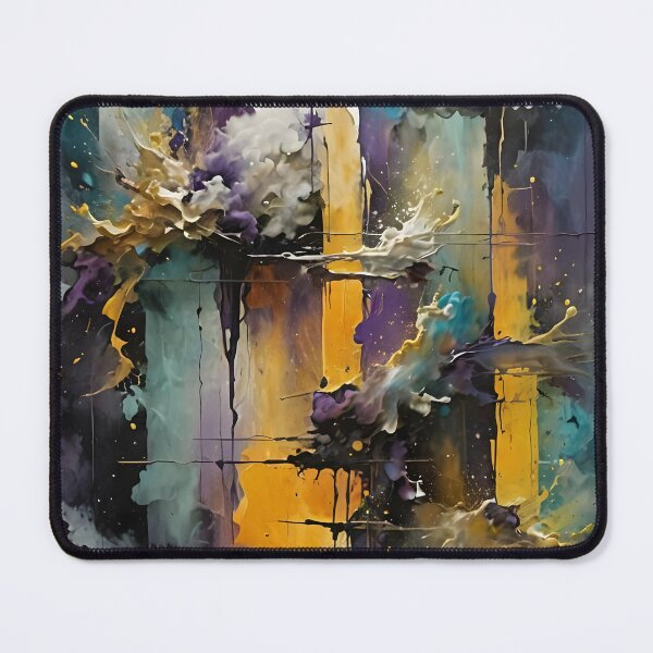 Item preview, Abstract Art - Blue and Gold 04 designed and sold by kjp-design.