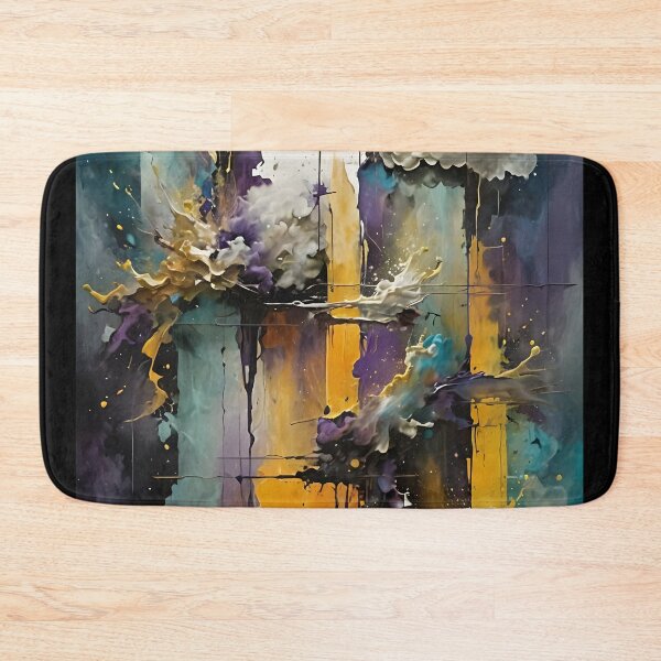 Item preview, Abstract Art - Blue and Gold 04 designed and sold by kjp-design.