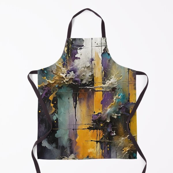 Item preview, Abstract Art - Blue and Gold 04 designed and sold by kjp-design.