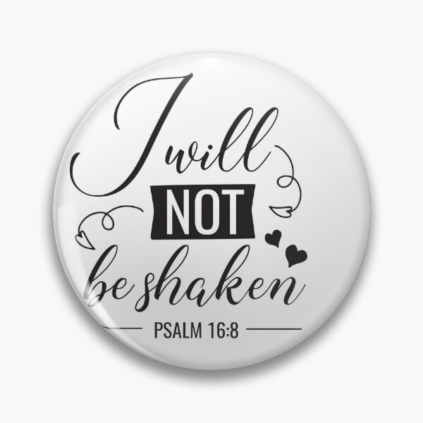 Item preview, I Will Not Be Shaken - Faith and Strength Design designed and sold by EverydayTrendz.