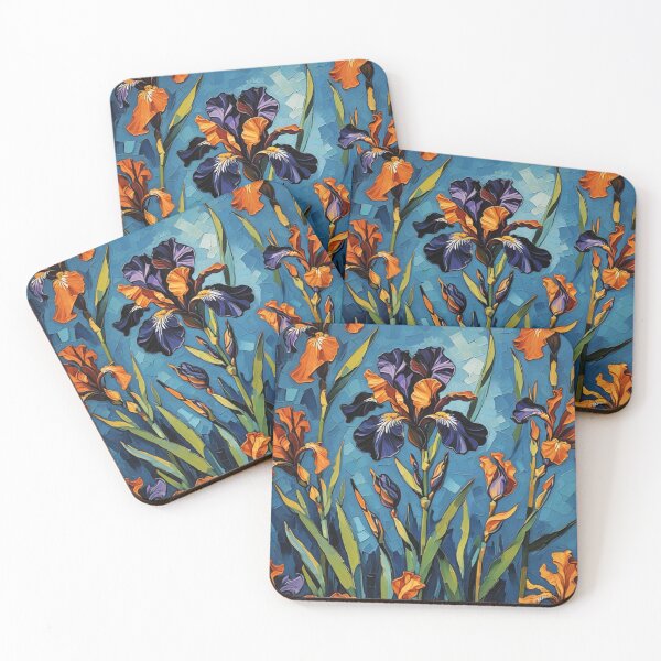 Item preview, Elegant Iris Blossoms in AI Beauty III designed and sold by melissabeta.