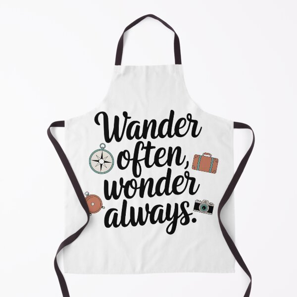Item preview, Wander Often, Wonder Always,minimalist travel design t-shirt designed and sold by mettme.