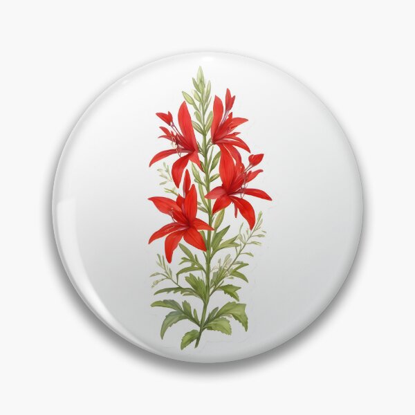 Item preview, Cardinal Flower (Lobelia cardinalis) designed and sold by HOMETOWN86.