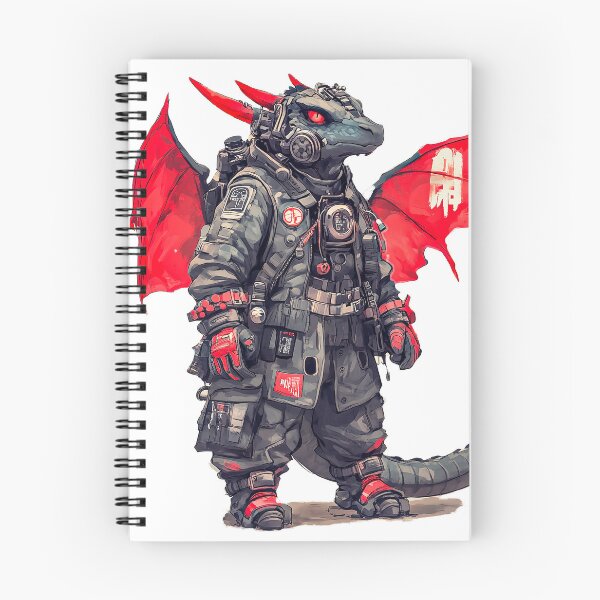 Item preview, Steampunk Dragon Soldier with Red Wings designed and sold by JohanSD.