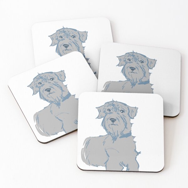 Item preview, schnauzer abstract designed and sold by hannahdeerling.
