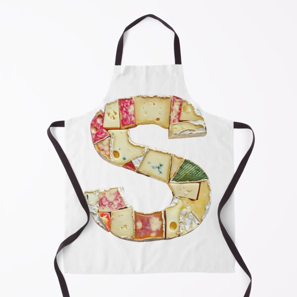 Item preview, Uppercase letter S font in Cheddar cheese style designed and sold by Jasava Shop.