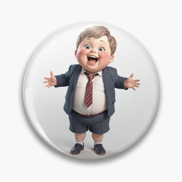 Item preview, Happy Chubby a business Boy with Open Arms. designed and sold by yeekazar.
