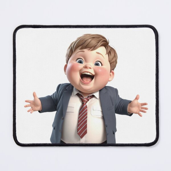 Item preview, Happy Chubby a business Boy with Open Arms. designed and sold by yeekazar.