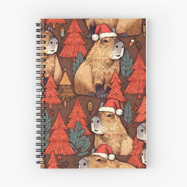 Item preview, Ca[ybara Christmas Wallpaper designed and sold by Travelcases.