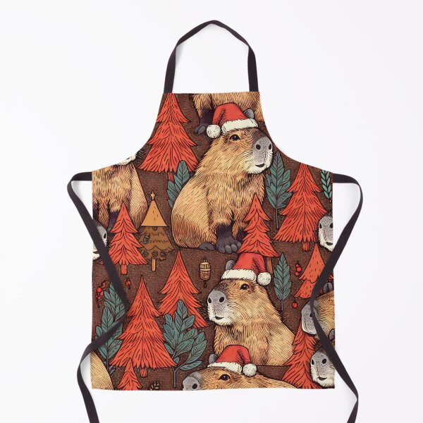 Item preview, Ca[ybara Christmas Wallpaper designed and sold by Travelcases.