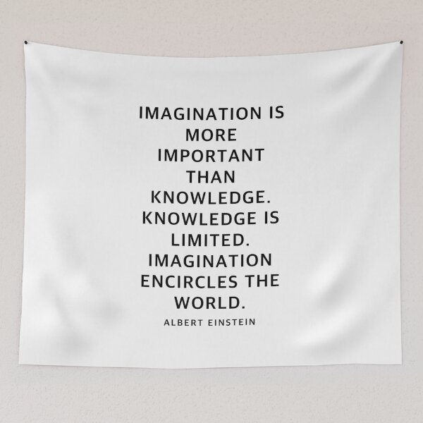 Item preview, Imagination is more important designed and sold by corbrand.