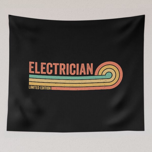 Item preview, Electrician Limited Edition Retro Electrician designed and sold by RareBunny.