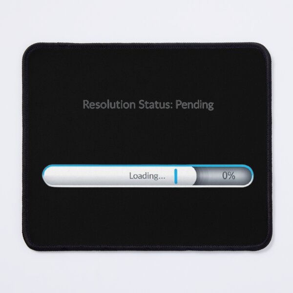 Item preview, Resolution Status Pending Funny New Year Procrastination Shirt designed and sold by cirereyes.