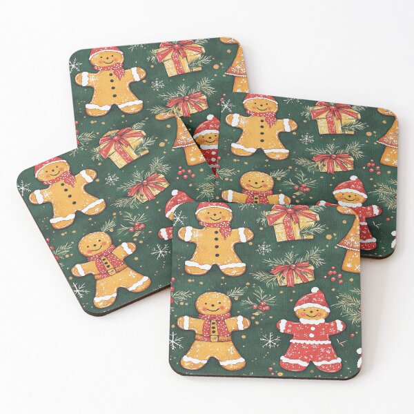 Item preview, Christmas Gingerbread Men & Women designed and sold by PrintsByFrank.
