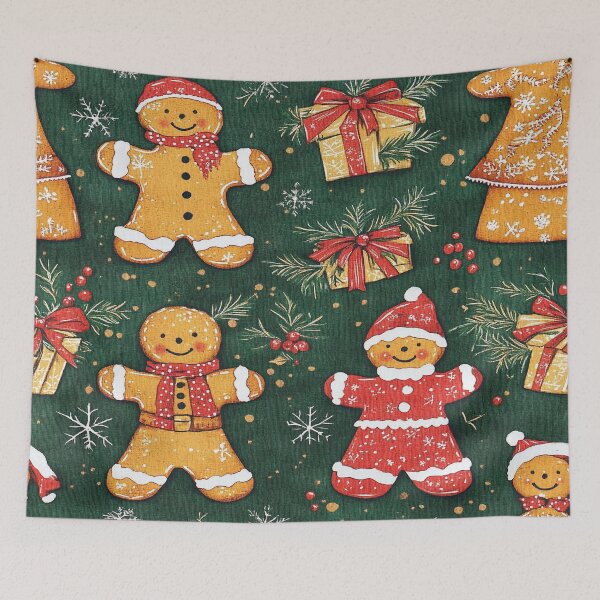 Item preview, Christmas Gingerbread Men & Women designed and sold by PrintsByFrank.