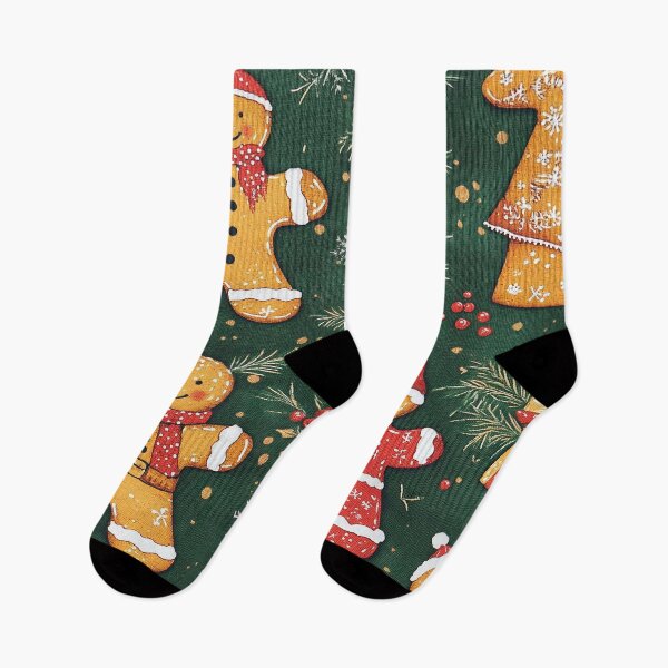 Item preview, Christmas Gingerbread Men & Women designed and sold by PrintsByFrank.