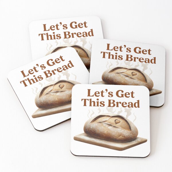 Item preview, Let’s Get This Bread - Funny Sourdough Bread Lover  designed and sold by PureInkMerch.
