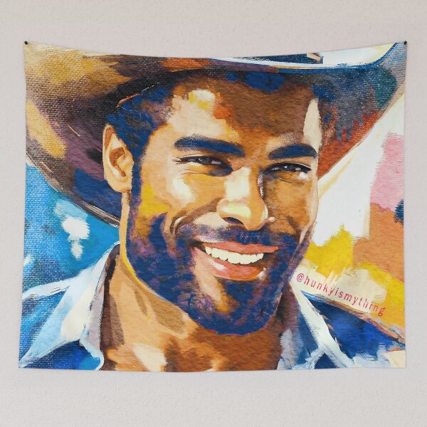 Item preview, Kiss lots of cowboys!!! designed and sold by Hunkyismything.