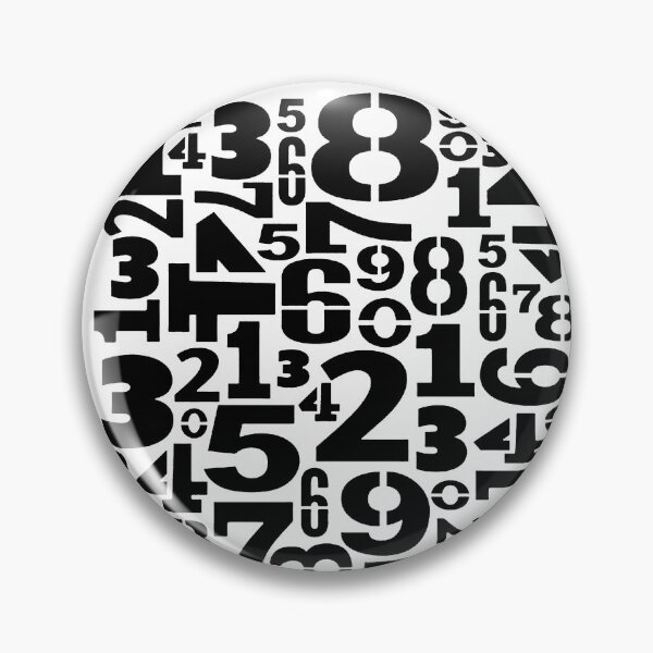 Item preview, Numbers in Black & White designed and sold by ViaARTfactory.