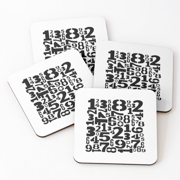 Item preview, Numbers in Black & White designed and sold by ViaARTfactory.