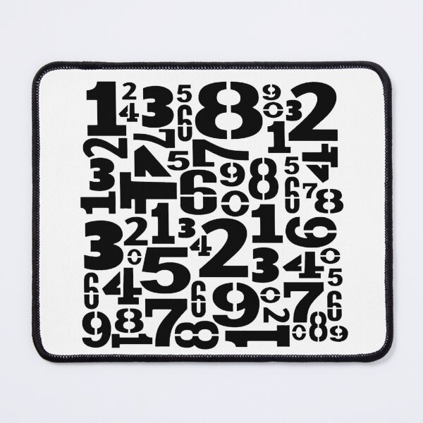Item preview, Numbers in Black & White designed and sold by ViaARTfactory.