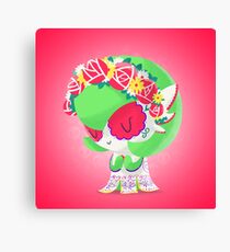 Gardevoir Popmuerto | Pokemon & Day of The Dead Mashup Canvas Print