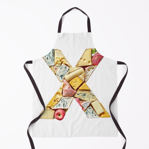 Item preview, Uppercase letter X font in Cheddar cheese style designed and sold by Jasava Shop.