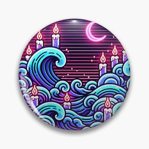 Artikelvorschau, Lebendige Kerzen erhellen den Tanz der Meeresfluten entworfen und verkauft von Olivia-Icon.