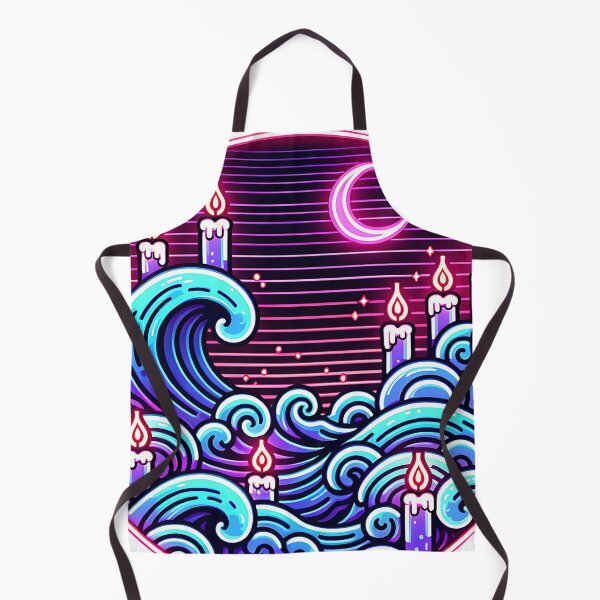 Item preview, Vibrant Candles Illuminating Sea Tide Dance designed and sold by Olivia-Icon.