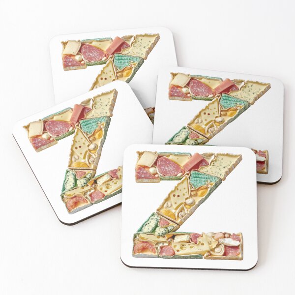 Item preview, Uppercase letter V font in Cheddar cheese style designed and sold by Jasava Shop.