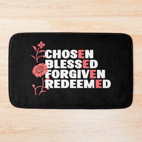 Item preview, Chosen Blessed Forgiven Redeemed  designed and sold by Sunnyhova.