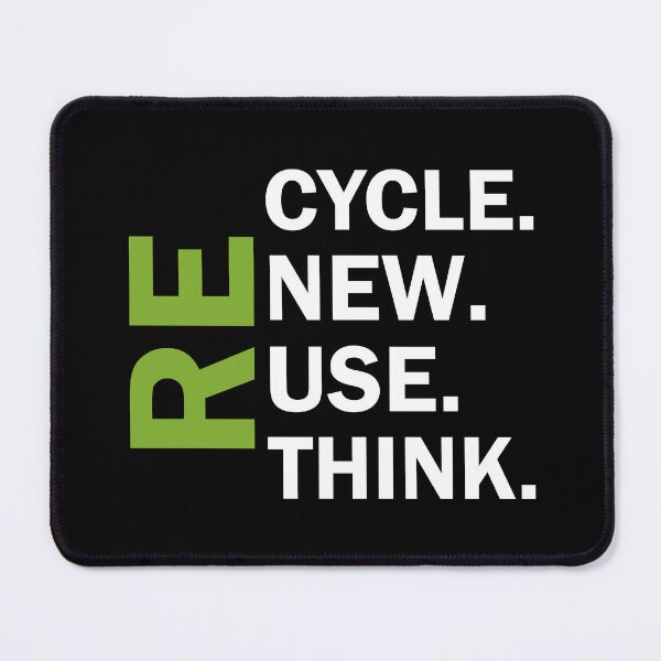 Item preview, Earth Day Environmental Activism, Recycle Reuse Renew Rethink designed and sold by Rami Khalifah.