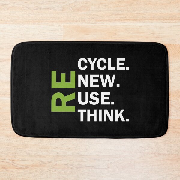 Item preview, Earth Day Environmental Activism, Recycle Reuse Renew Rethink designed and sold by Rami Khalifah.