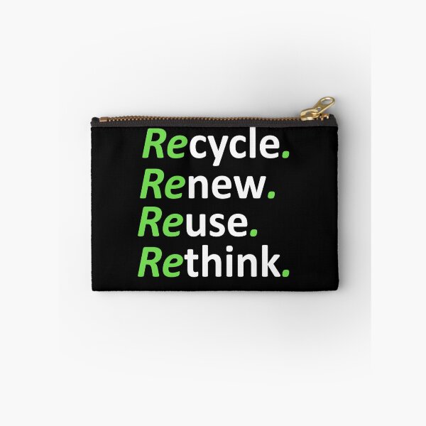 Item preview, Earth Day Environmental Activism, Recycle Reuse Renew Rethink designed and sold by Rami Khalifah.