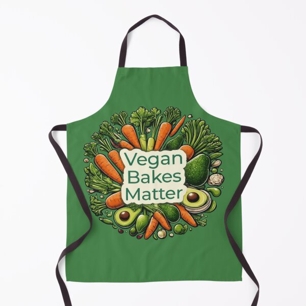 Item preview, Vegan Bakes Matter - Funny Vegan Baking for Bakers designed and sold by PureInkMerch.
