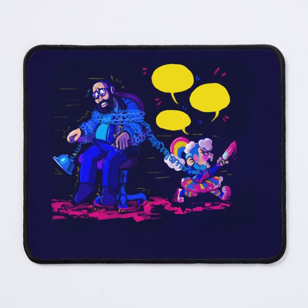 Item preview, "He's a little tied up right now" Rainbow Pauling Chica's Magic Rainbow Rendered sketch FNAF WORLD designed and sold by henwardhyckle.