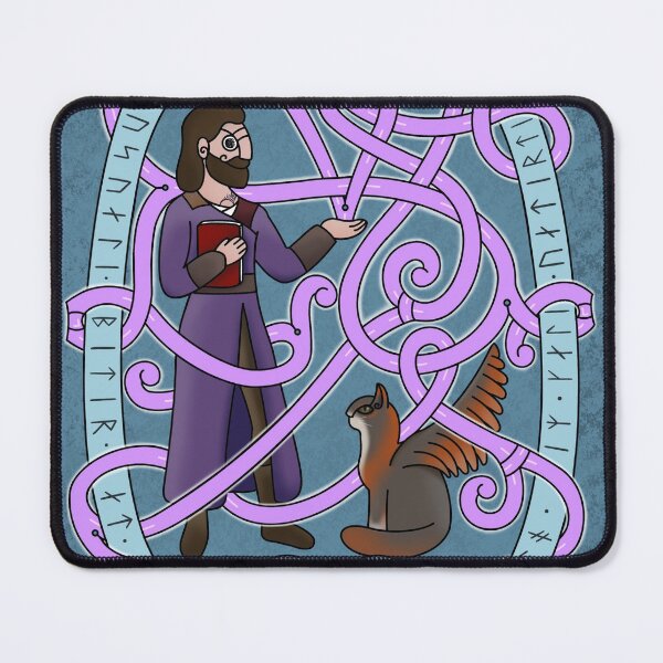 Item preview, Gale and Tara from Baldur's Gate 3 in Nordic Art Style designed and sold by MollyFroskr.