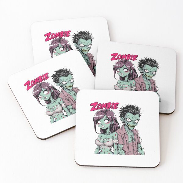 Item preview, Zombie Couple Watch your Back designed and sold by KnottyToons.