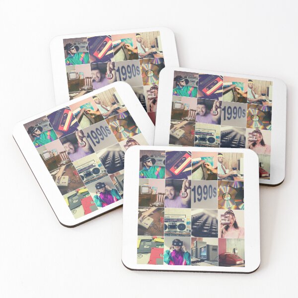 Item preview, The 90s Photos Collage designed and sold by ColorfulPrints.